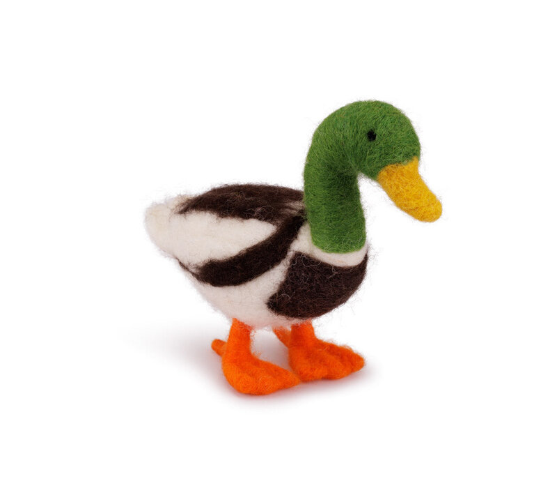 Sjaal met Verhaal - Decoratie Eend: Wilde Eend woerd