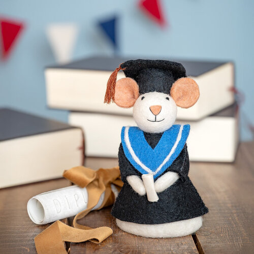 Decoratie Muis Geslaagd! - Sjaal met Verhaal 