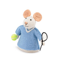 Sjaal met Verhaal - Decoratie Muis Tennis
