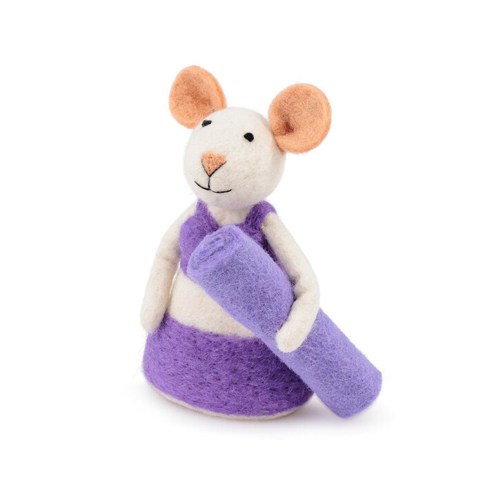 Sjaal met Verhaal - Decoratie Muis Yoga