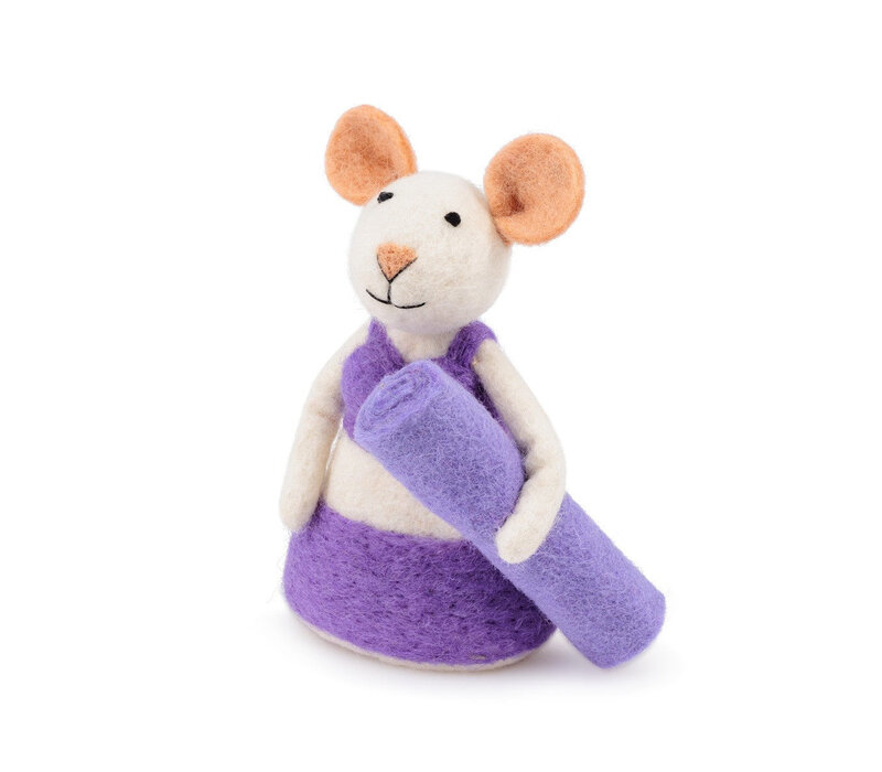 Sjaal met Verhaal - Decoratie Muis Yoga