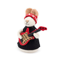 Sjaal met Verhaal - Decoratie Muis Rockstar