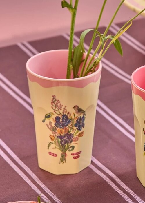 RICE Grote beker - Pink - Nathalie Lété Vol. 2 - RICE