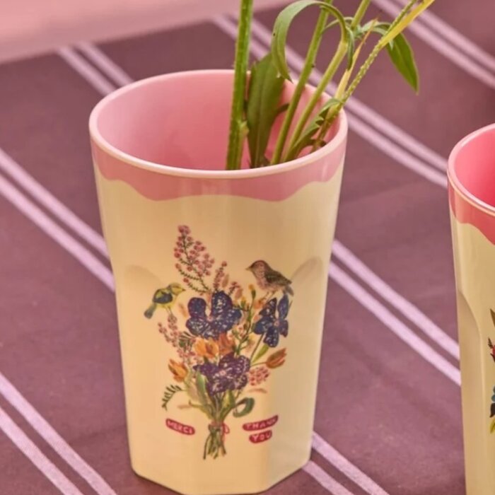 RICE - Grote beker - Pink - Nathalie Lété Vol. 2