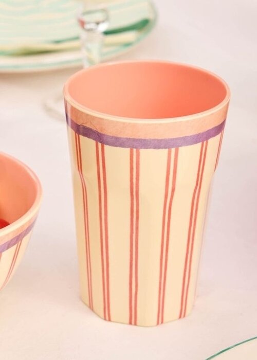RICE Grote Beker - Stripey Love - RICE