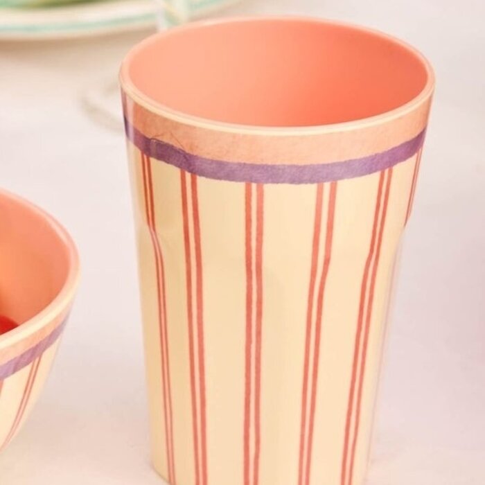 RICE Grote Beker - Stripey Love - RICE
