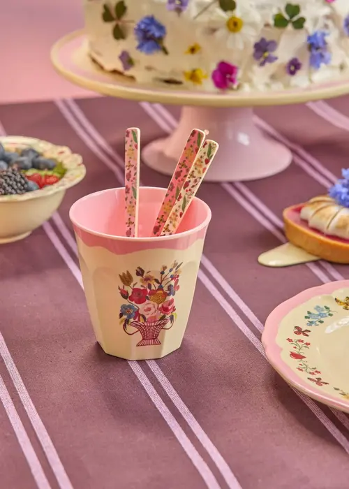 RICE Middelgroot beker - Pink - Nathalie Lété Vol. 2 - RICE