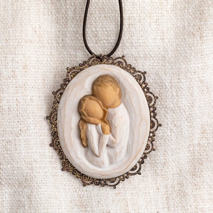 Willow Tree Embrace Metal-edged Ornament - Willow Tree