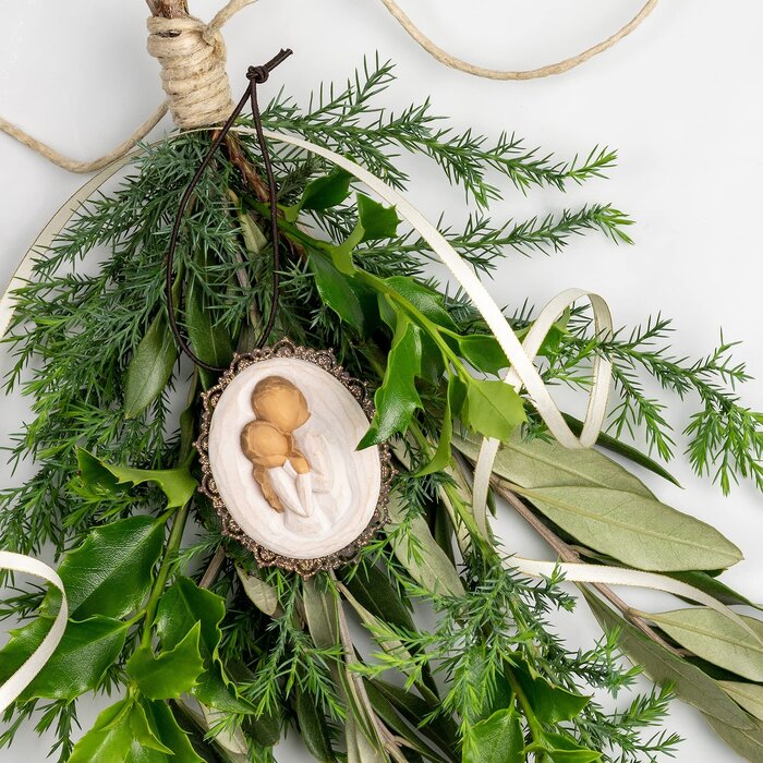 Embrace Metal-edged Ornament - Willow Tree