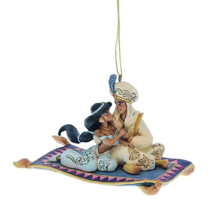 Disney Traditions Aladdin and Jasmine Hanging Ornament - Disney Traditions