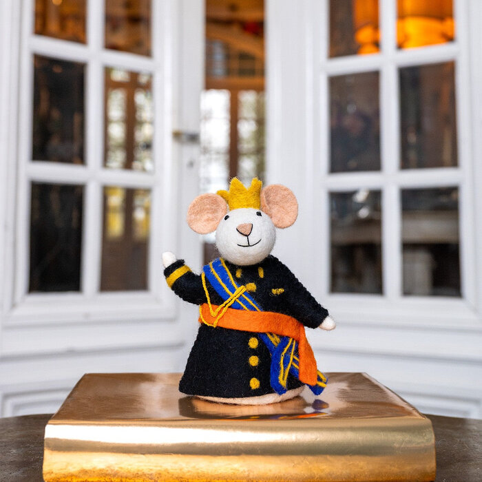 Sjaal met Verhaal - Decoratie Muis Koning