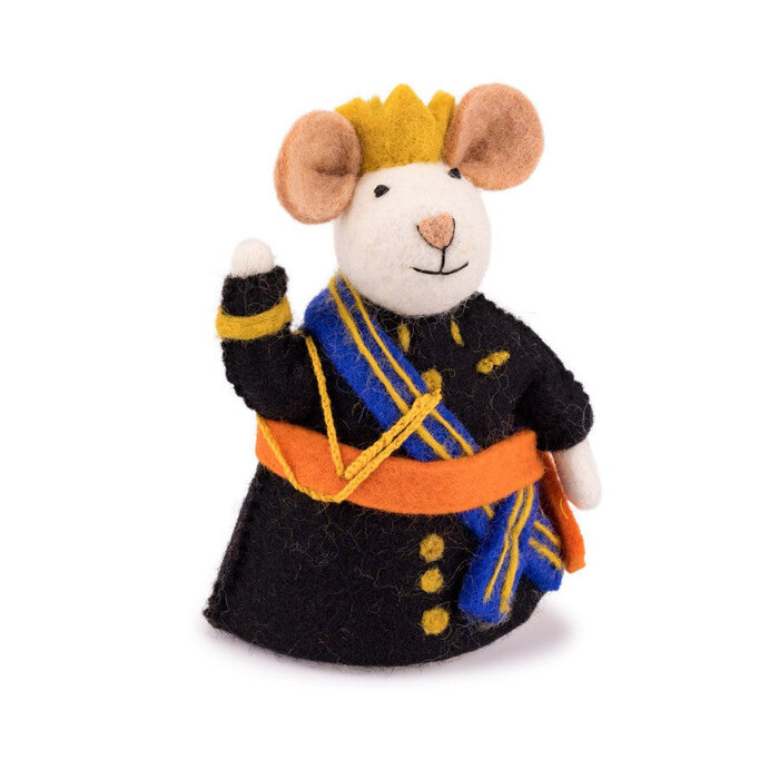 Sjaal met Verhaal - Decoratie Muis Koning