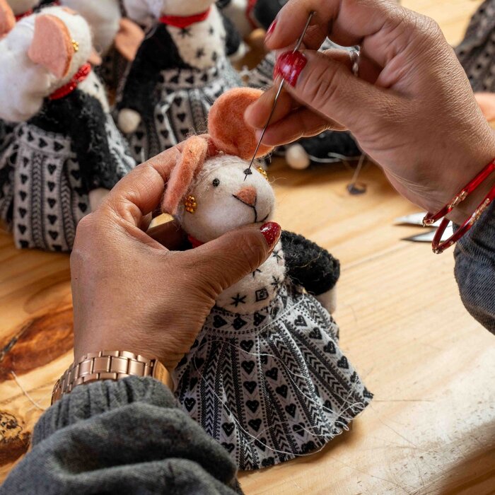 Sjaal met Verhaal - Decoratie Muis Zeeuws Muisje