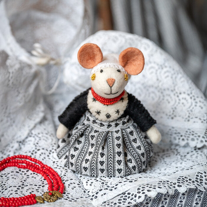 Sjaal met Verhaal - Decoratie Muis Zeeuws Muisje