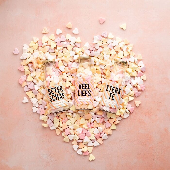 Geven is leuker - Veel liefs snoepjes