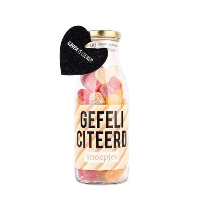 Geven is leuker - Gefeliciteerd snoepjes