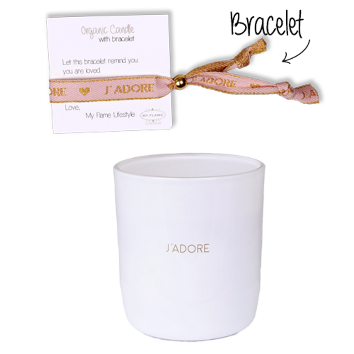 My Flame Lifestyle - Sojakaars met armband J'adore
