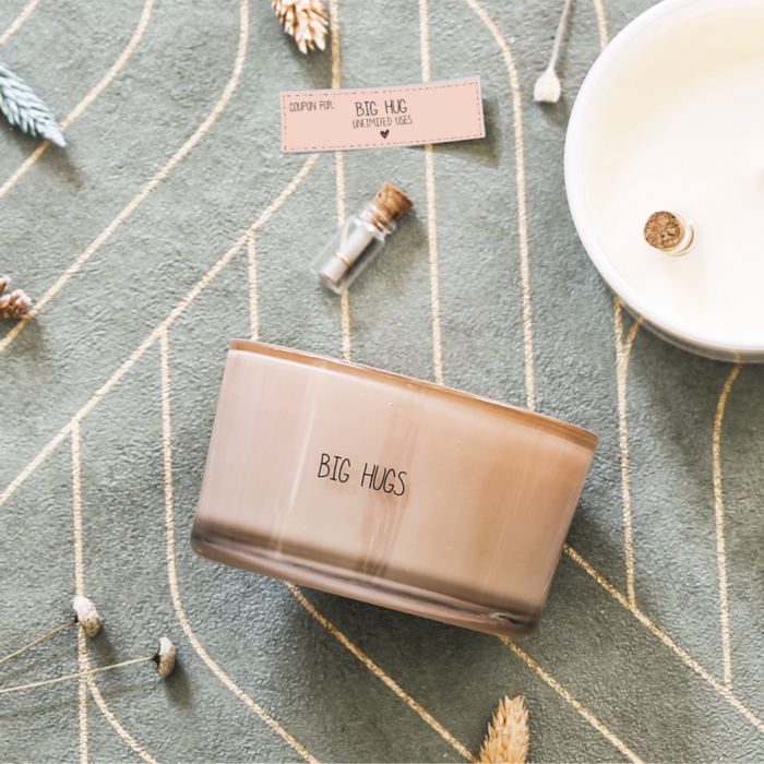 My Flame Lifestyle Flessenpost kaars Big Hugs - My Flame Lifestyle