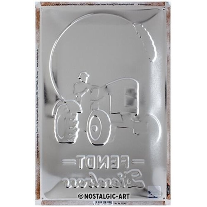 Nostalgic Art - Fendt Metalen Wandbord - Dieselross