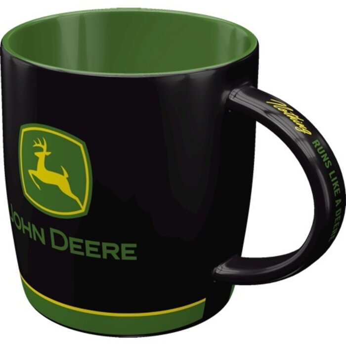 Nostalgic Art - Mug John Deere Logo Black