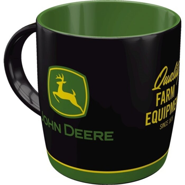 Nostalgic Art - Mug John Deere Logo Black