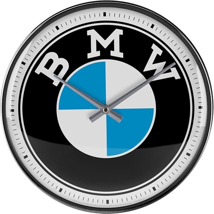 Nostalgic Art - Wall Clock BMW Logo - Copy