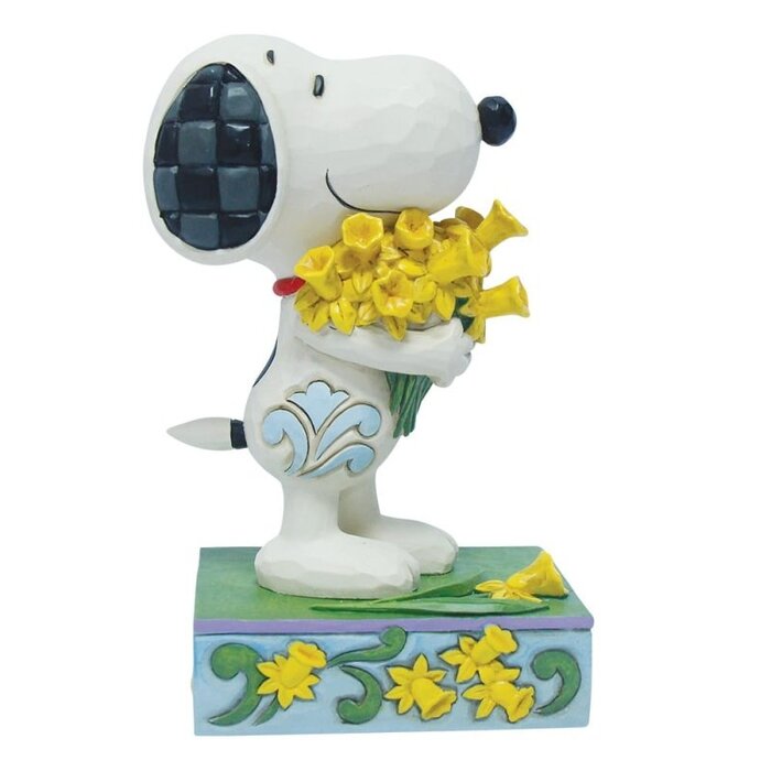 Peanuts by Jim Shore Snoopy with Daffodils - Peanuts by Jim Shore