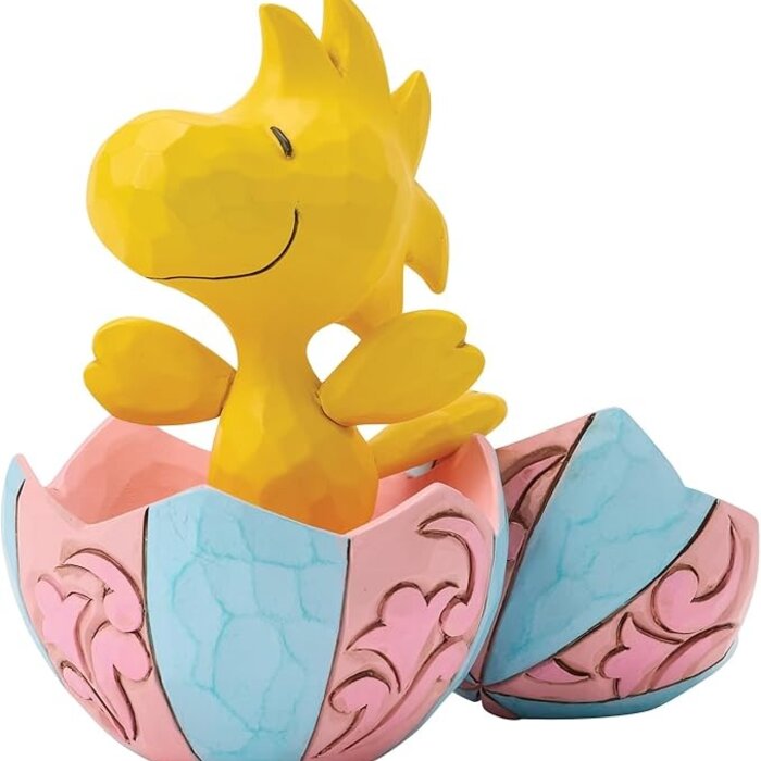 Peanuts by Jim Shore - Woodstock in Easter Egg beeldje