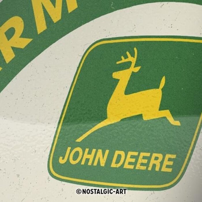 Nostalgic Art - Wall Clock John Deere - Parts & Service