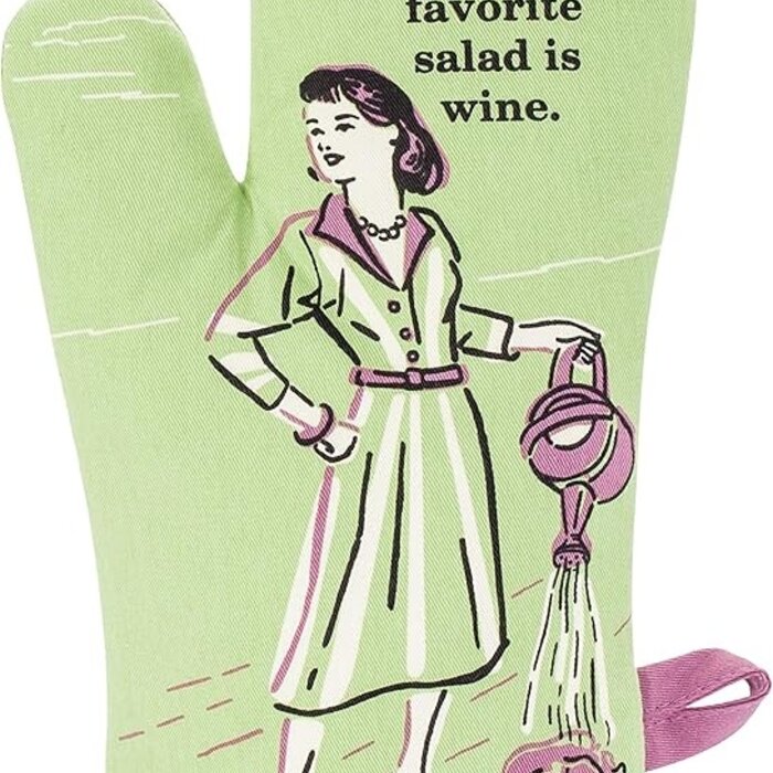 Blue Q - ovenwant My Favorite Salad is Wine