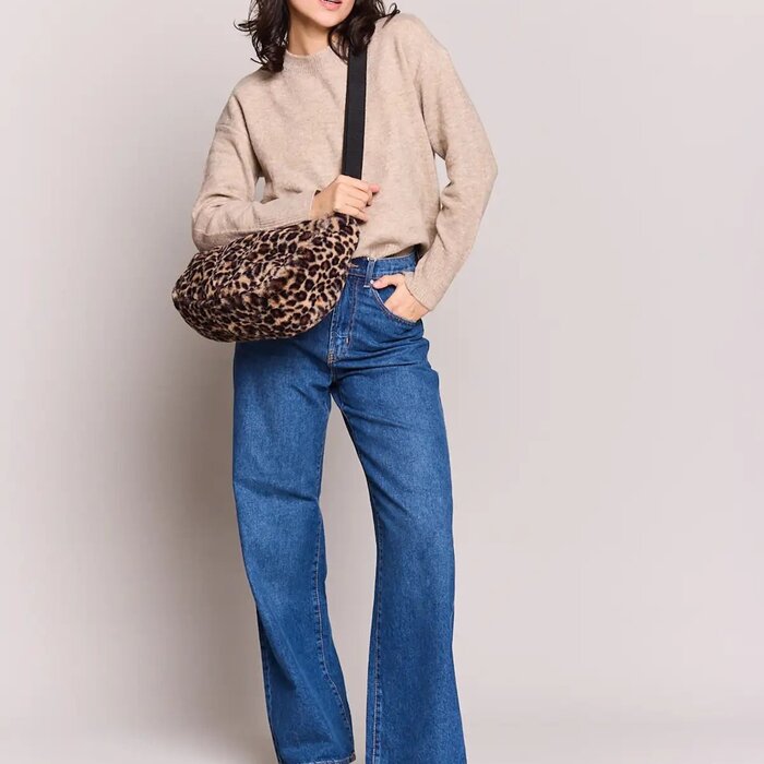 Hindbag - Schoudertas Rosa Leopard