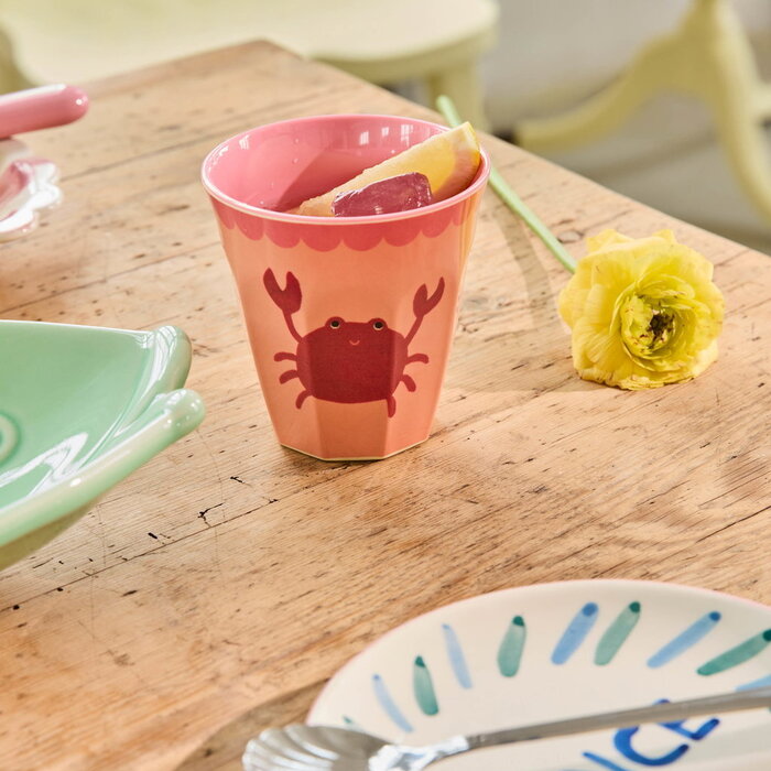 RICE Melamine Cup with Crab Print - Medium – RICE