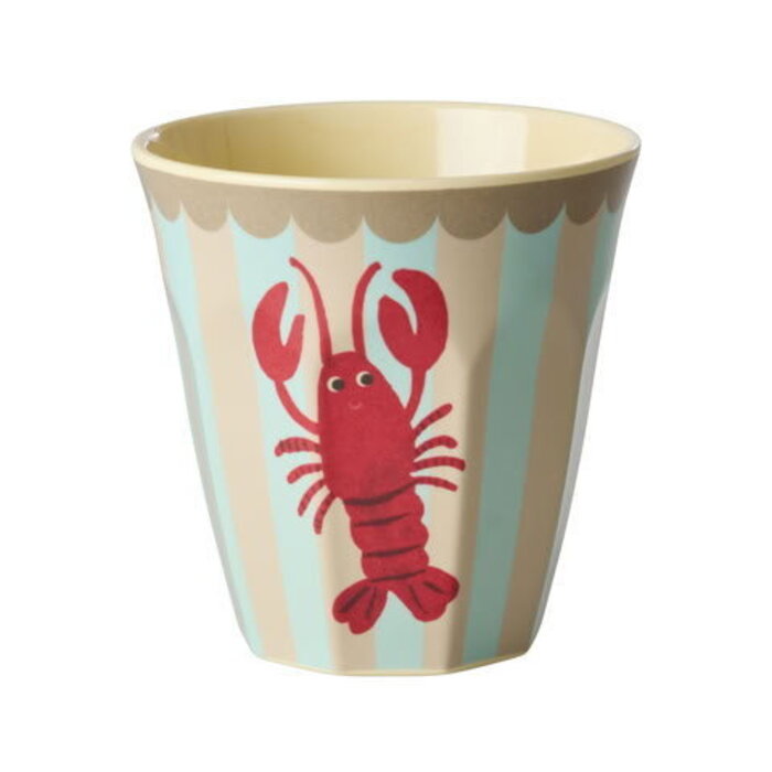 RICE – Melamine Cup with New Lobster Print Medium