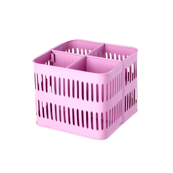RICE – Metalen Tray Vierkant Roze Medium