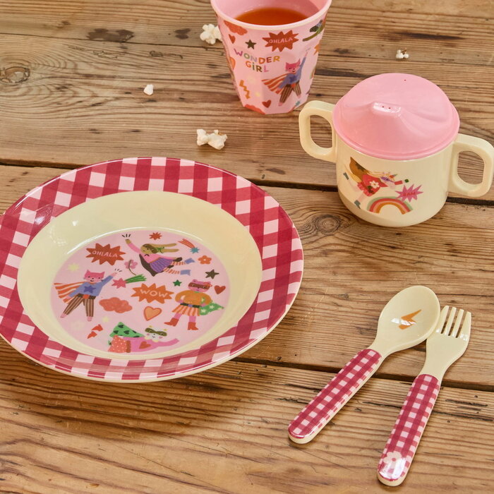 RICE – Beker Medium Hero roze