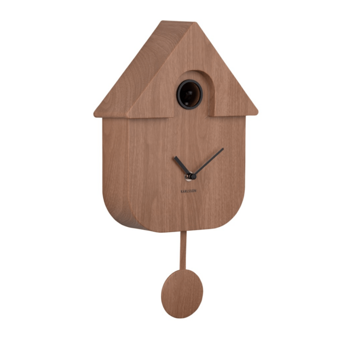 Karlsson - Koekoeksklok Modern Cuckoo Dark Wood
