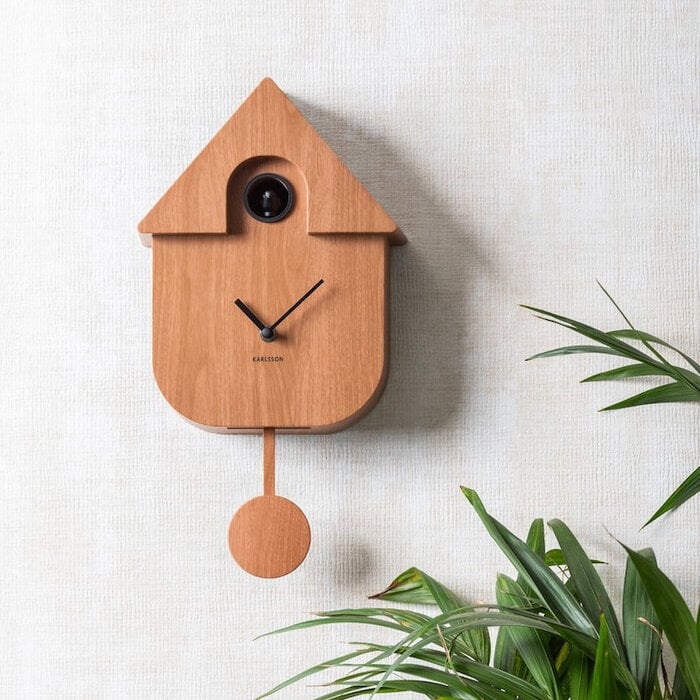Karlsson - Koekoeksklok Modern Cuckoo Dark Wood