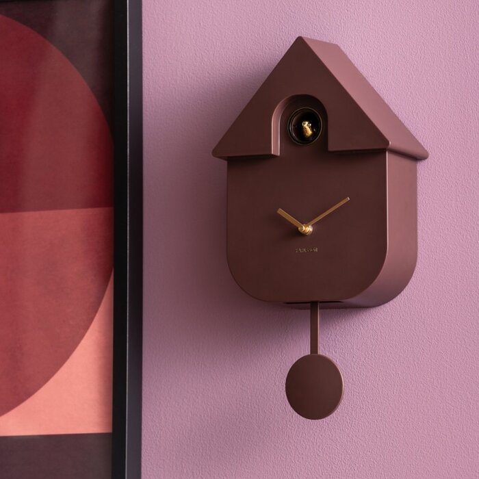 Karlsson Koekoeksklok Modern Cuckoo Oro Earth Brown – Karlsson