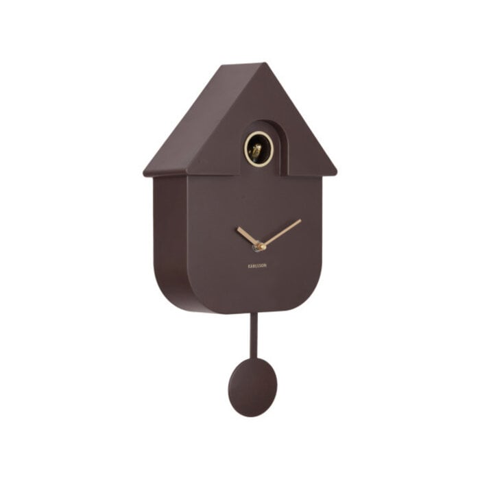 Karlsson - Koekoeksklok Modern Cuckoo Oro Earth Brown