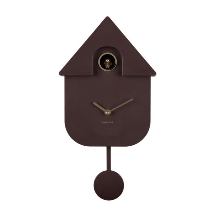 Karlsson - Koekoeksklok Modern Cuckoo Oro Earth Brown