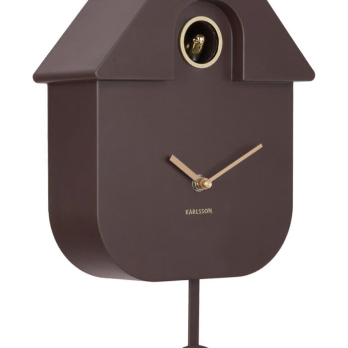 Karlsson - Koekoeksklok Modern Cuckoo Oro Earth Brown