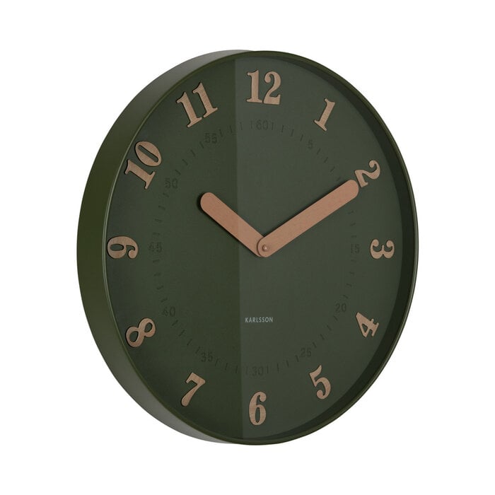 Karlsson - Wandklok Amena Luxury Green