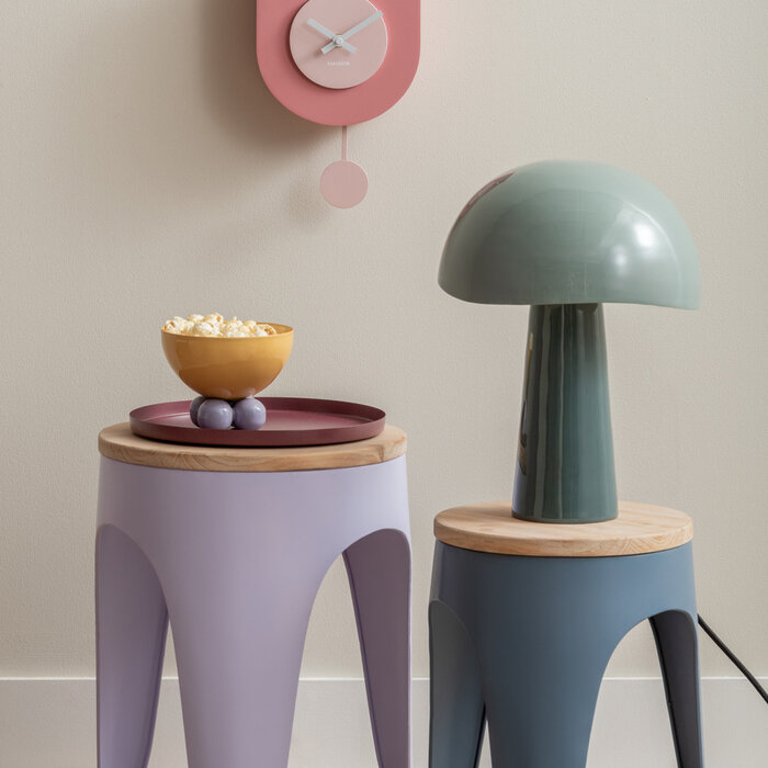 Karlsson - Koekoeksklok Modern Cuckoo Grato Tan Rose & Soft Pink
