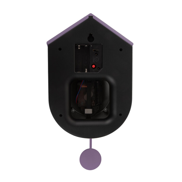 Karlsson - Koekoeksklok Modern Cuckoo Grato Dark Mauve & Soft Lavender