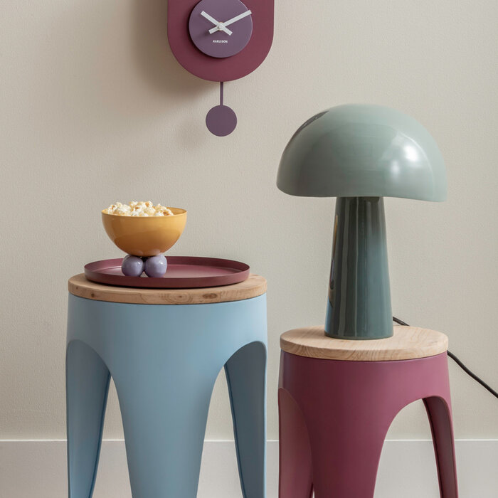 Karlsson - Koekoeksklok Modern Cuckoo Grato Dark Mauve & Soft Lavender