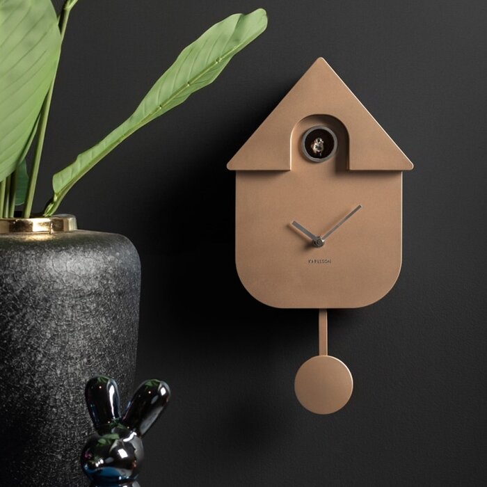 Karlsson - Koekoeksklok Modern Cuckoo Metallic Rose Gold