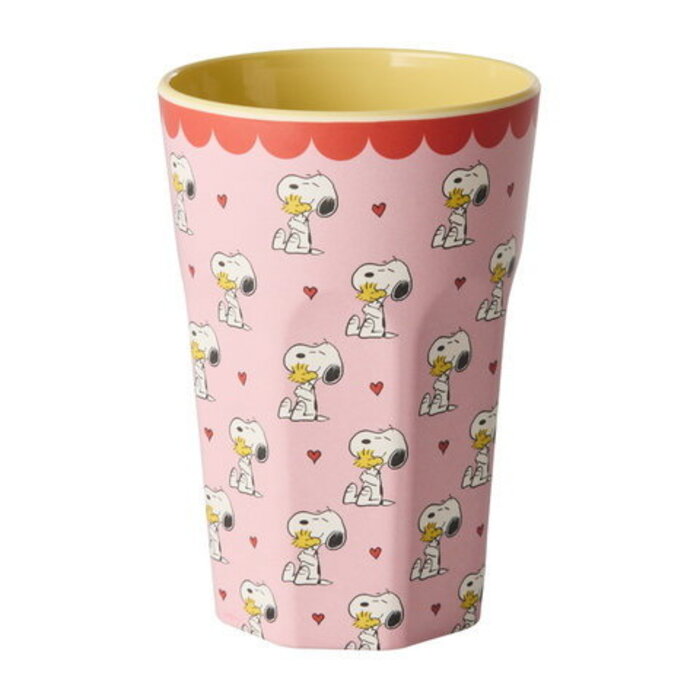 RICE – Beker Groot Snoopy roze