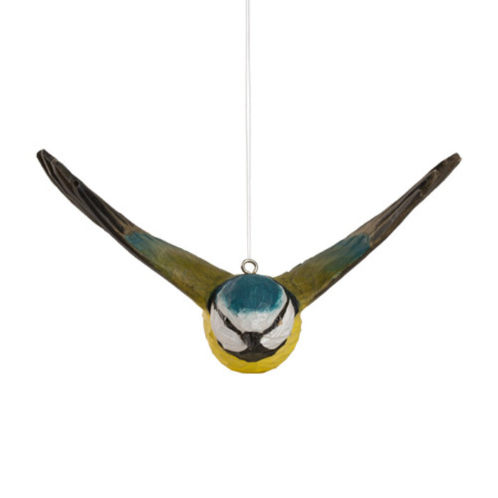Wildlife Garden – Flying Blue Tit (Pimpelmees)