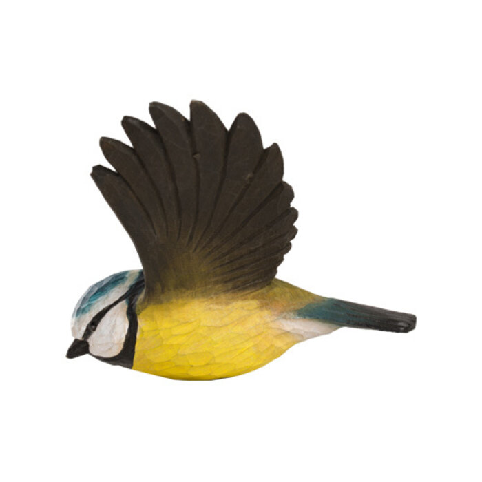 Wildlife Garden – Flying Blue Tit (Pimpelmees)