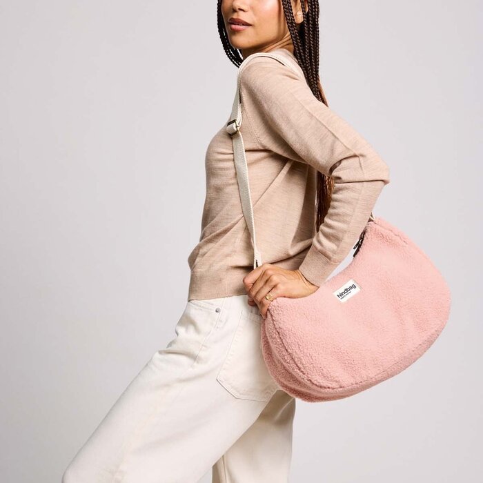 Hindbag Schoudertas Rosa Teddy Rose - Hindbag